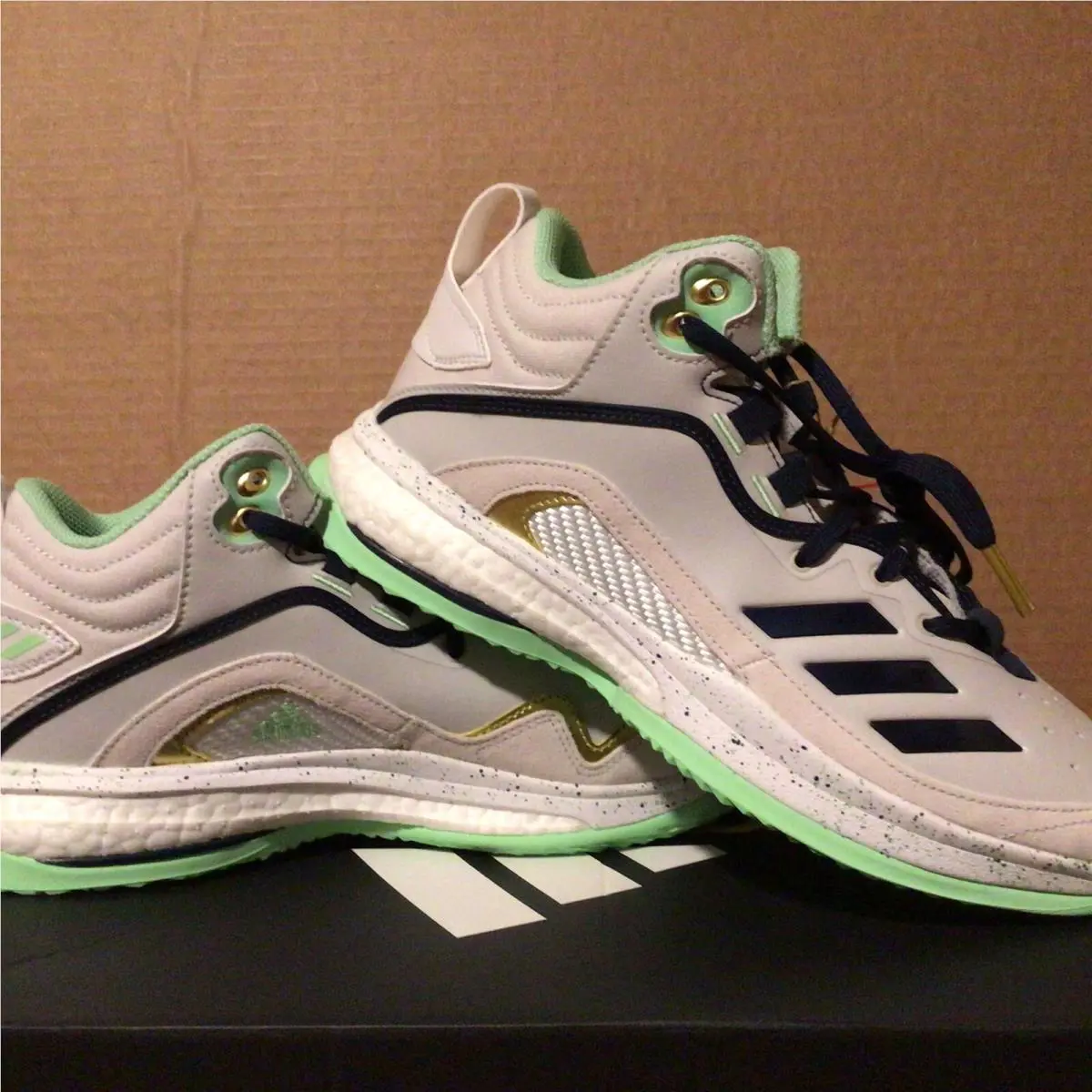 Adidas shoes - Adidas Icon 6 Turf BP AJ99 - Gray 1