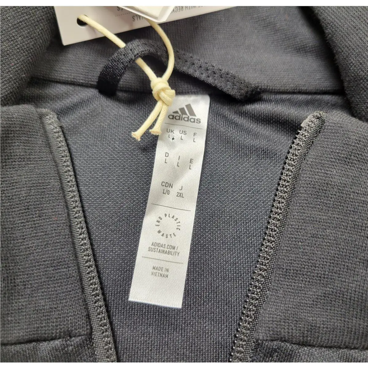 Adidas clothing - Adidas Tiro Wordmark Track Jacket - IM2920 - Black Gold 9