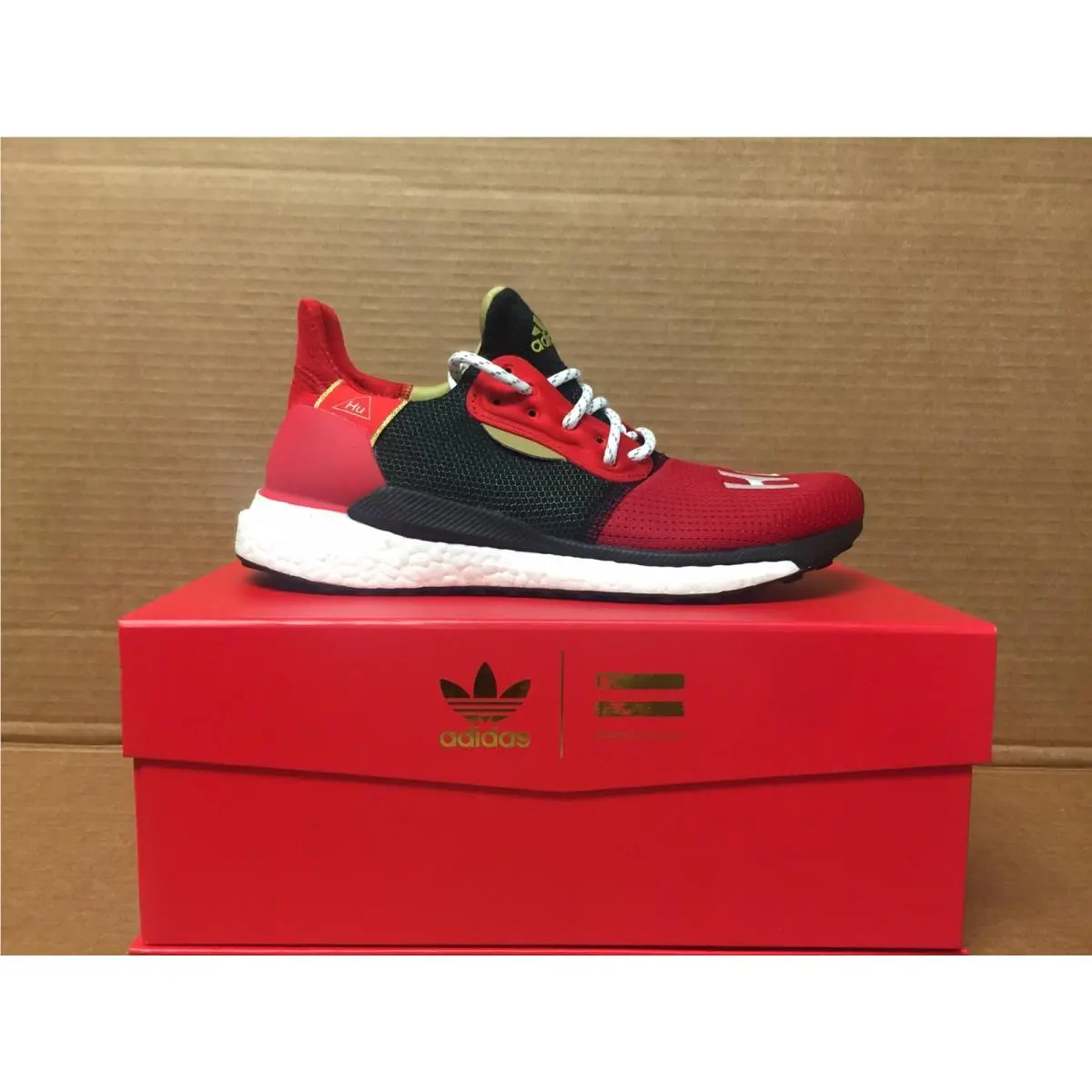 Adidas Solar HU Glide M Cny Red Size 8.5 Mens