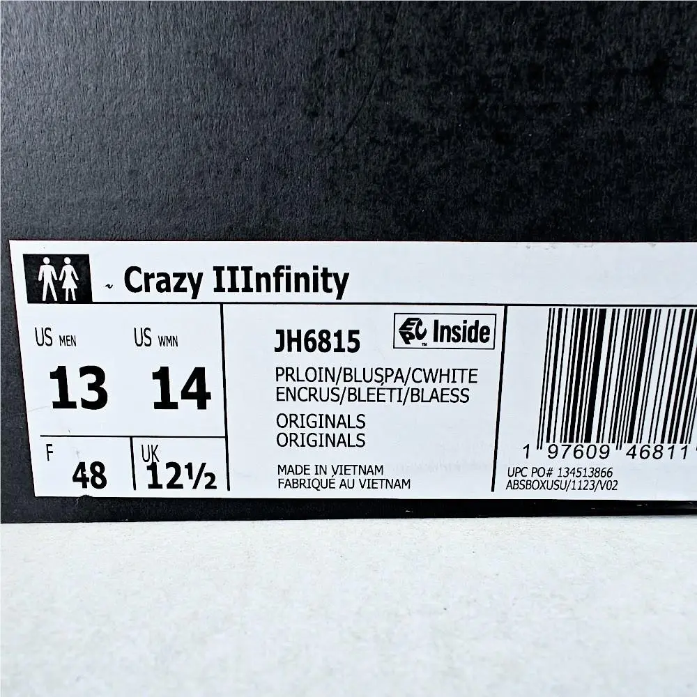 Adidas shoes - adidas Crazy IIInfinity - Crazy IIInfinity - JH6815 - Preloved Ink/Blue Spark/Core White 0