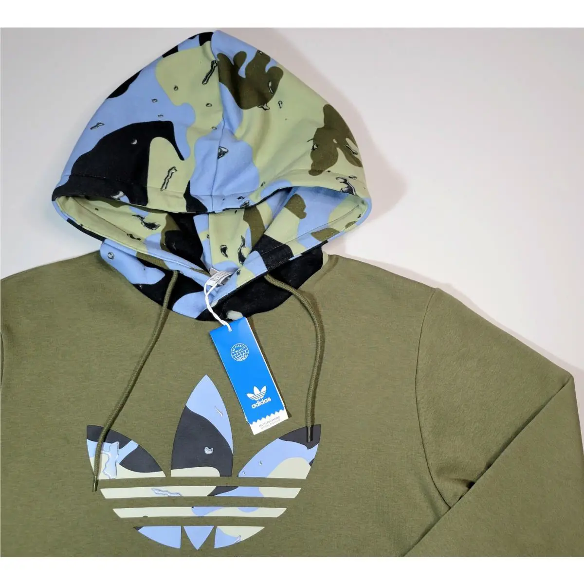 Adidas clothing - H13474 - H13474 - Olive Green Blue 4