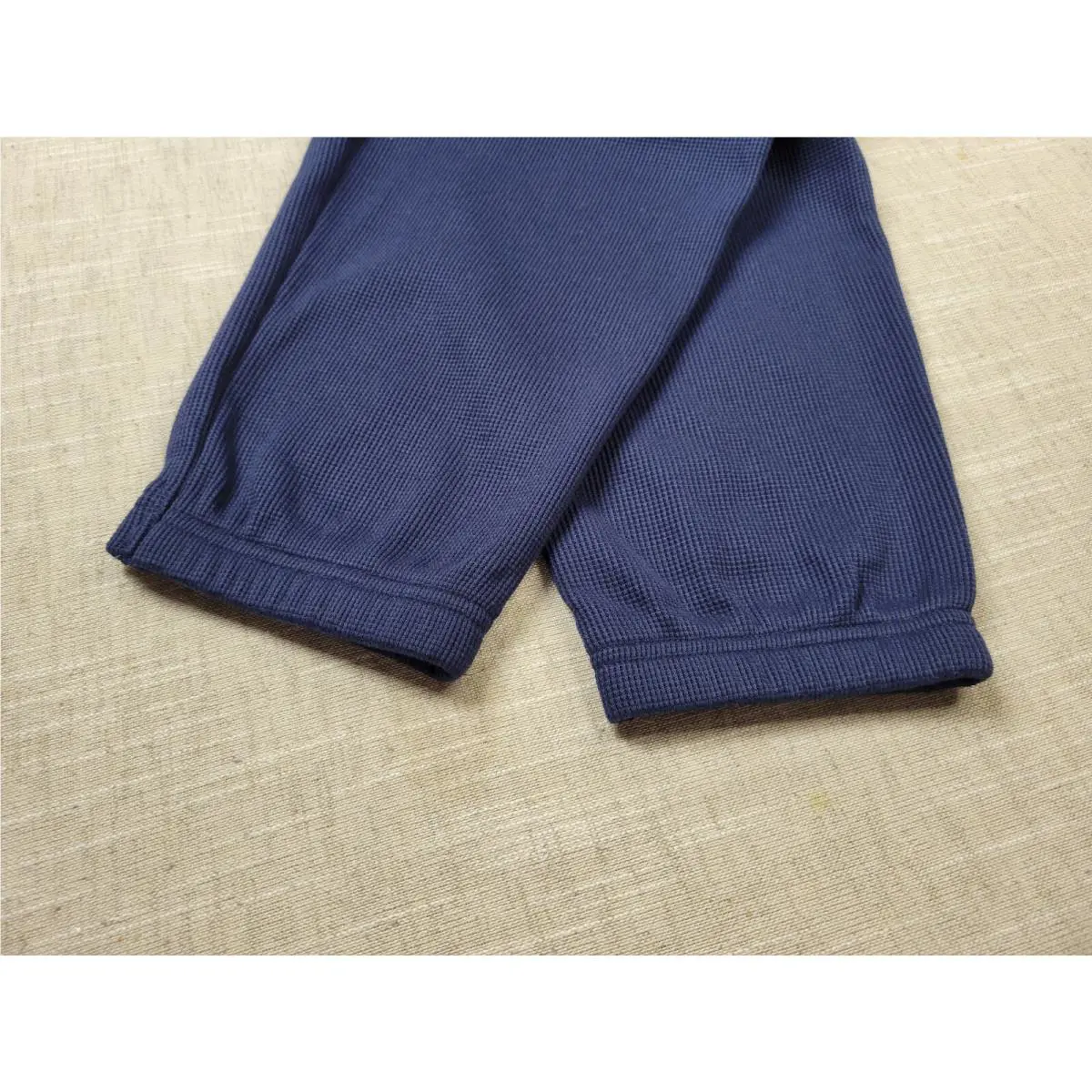 Adidas clothing - Adidas Essentials Waffle Knit Pants - IY2305 - Blue 4