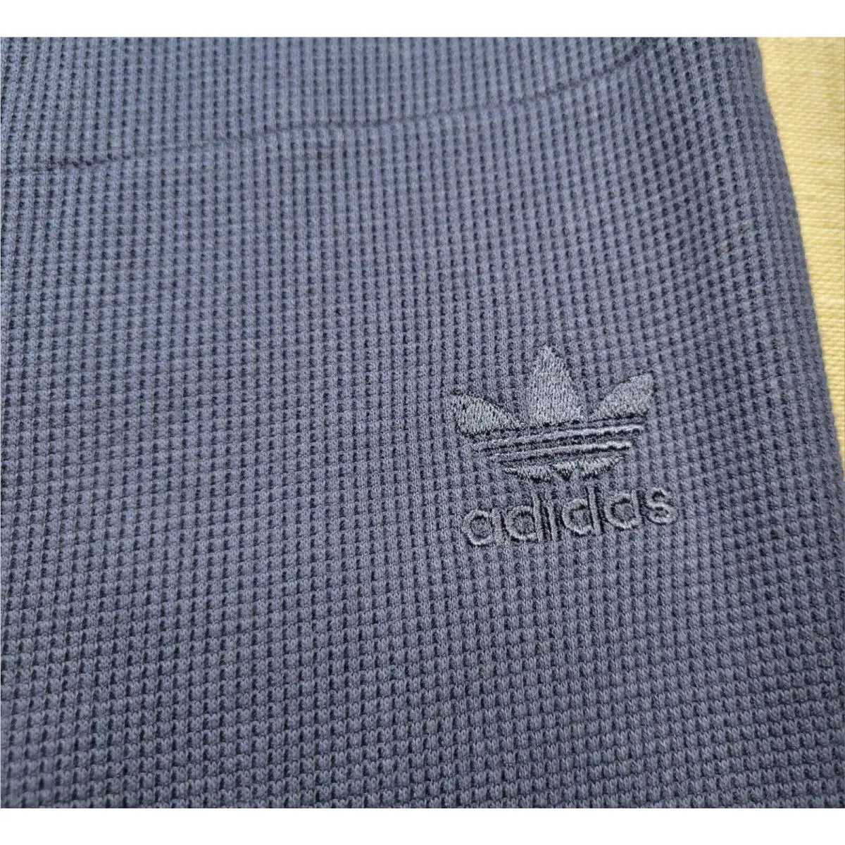 Adidas clothing - Adidas Essentials Waffle Knit Pants - IY2305 - Blue 3