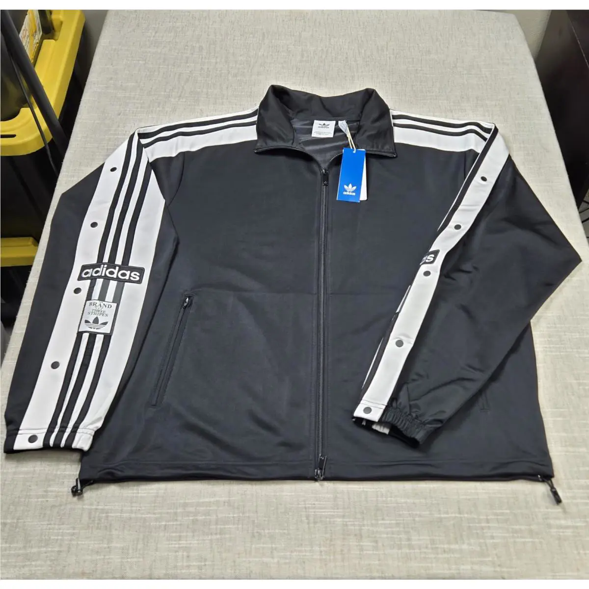 Adidas Adilenium 2 Megabreak Track Jacket Medium Mens Black White Full Zip