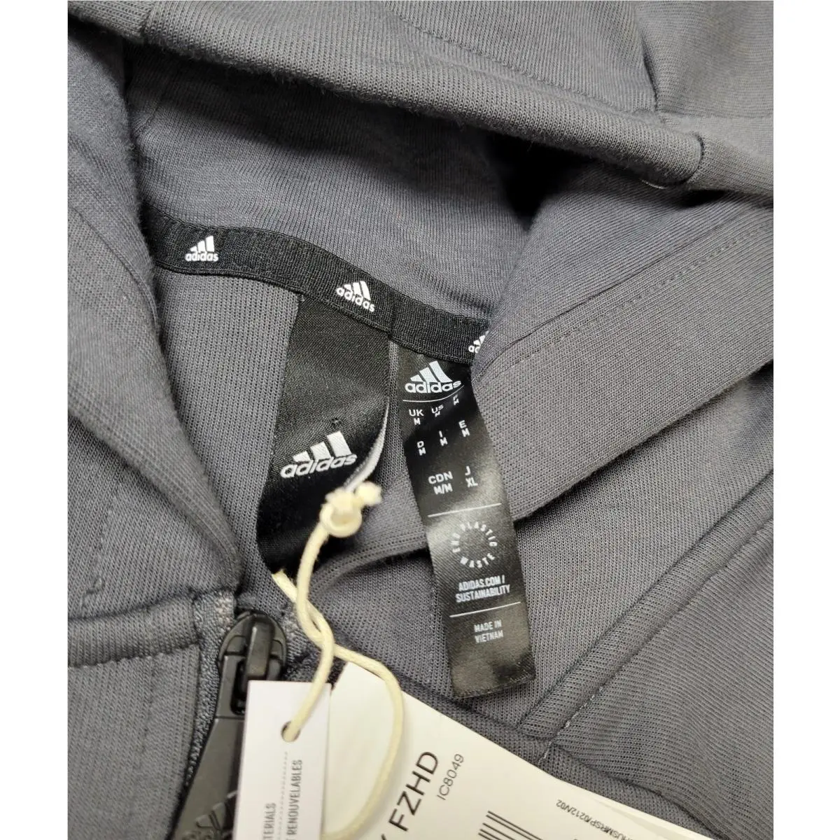 Adidas clothing - IC8049 - IC8049 - Gray Black 8
