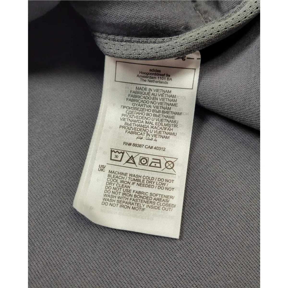 Adidas clothing - IC8049 - IC8049 - Gray Black 10