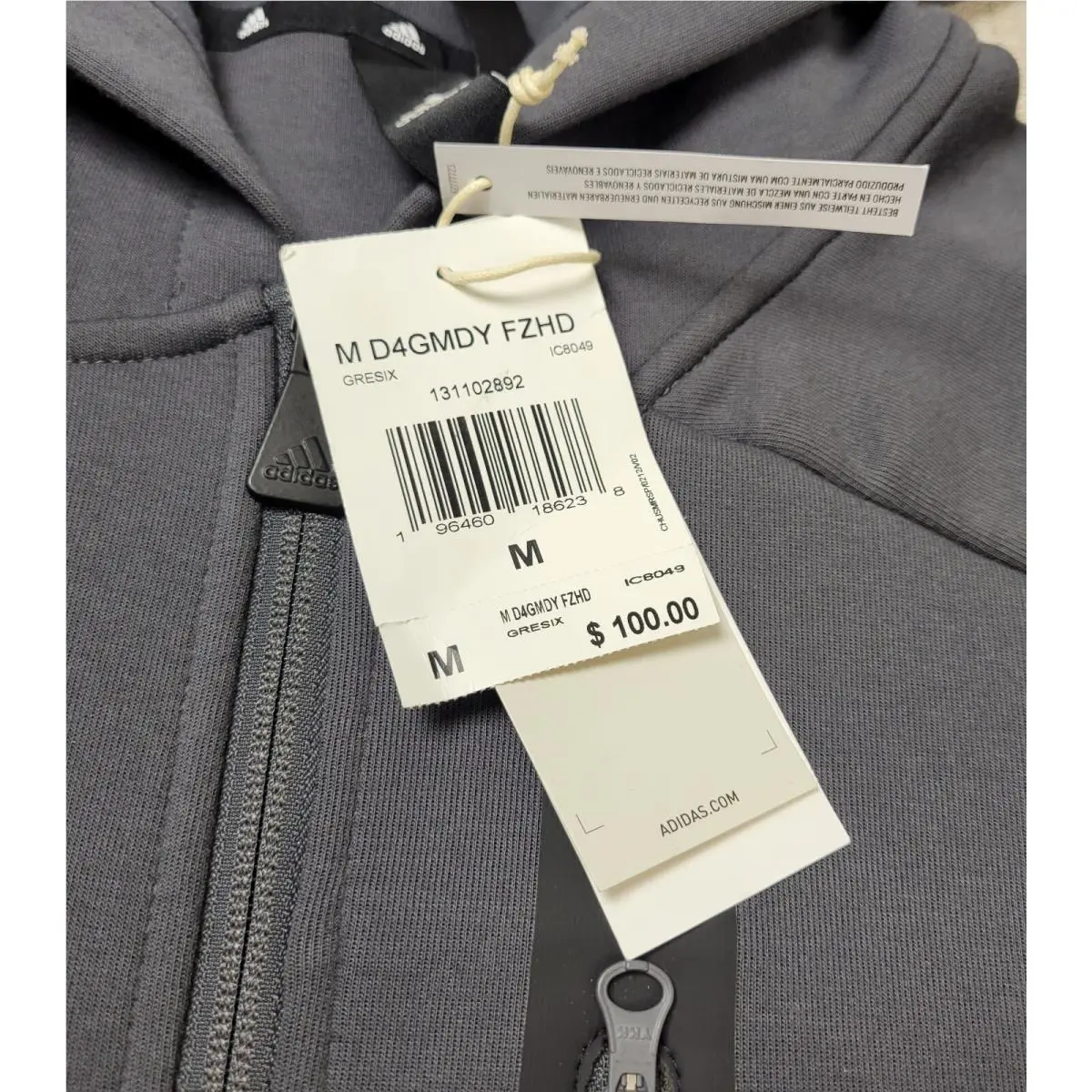 Adidas clothing - IC8049 - IC8049 - Gray Black 7