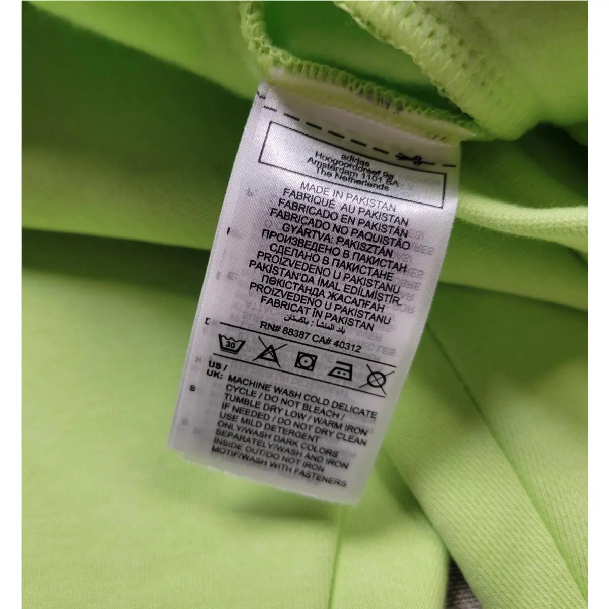 Adidas clothing - Green White 16