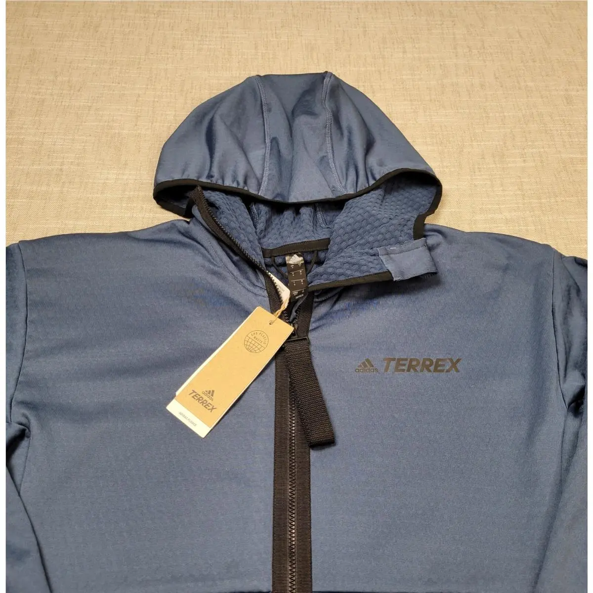 Adidas clothing - Adidas Terrex Tech Flooce - Terrex Tech Flooce - HT2008 - Blue Black 1