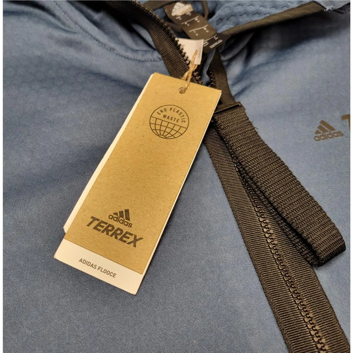 Adidas clothing - Adidas Terrex Tech Flooce - Terrex Tech Flooce - HT2008 - Blue Black 5