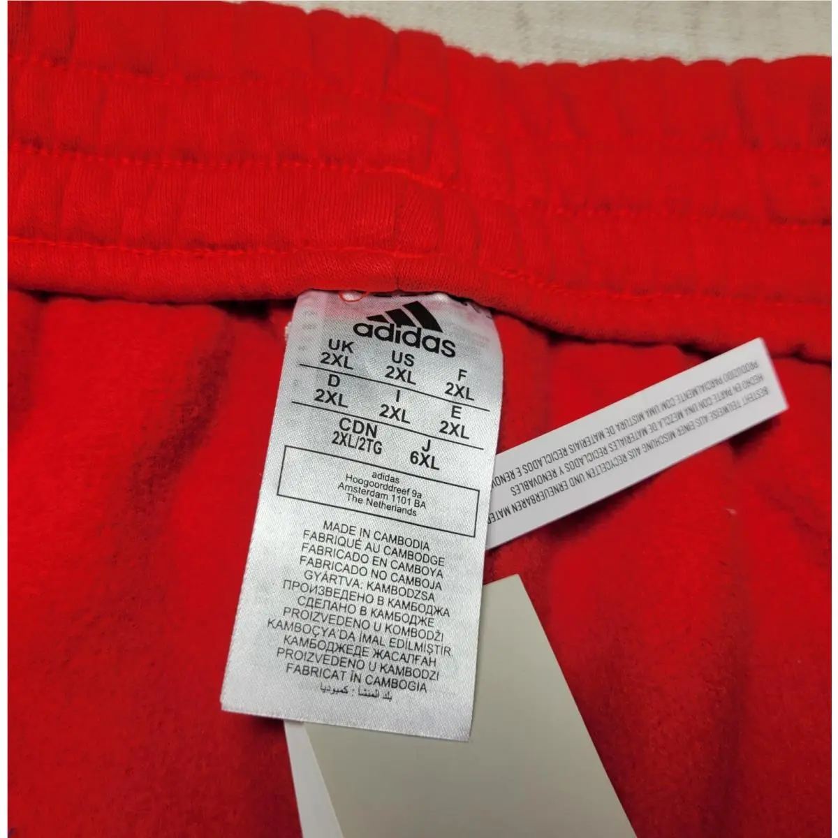 Adidas clothing - Red Black 18