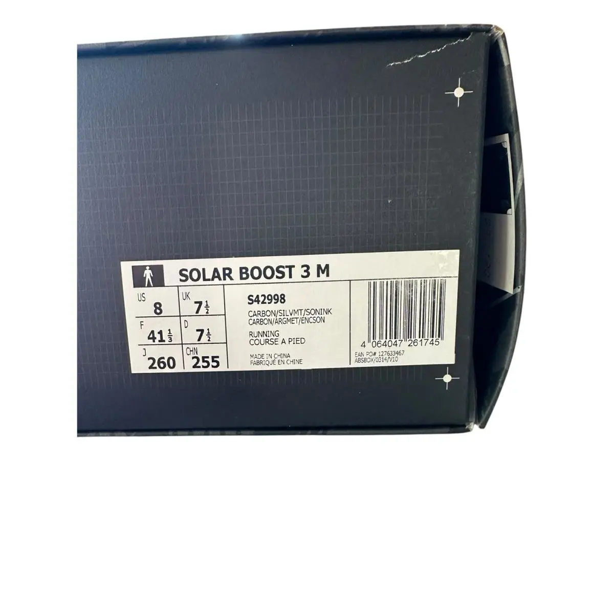 Adidas shoes - adidas Solar Boost - Solar Boost - S42998 - Black/Grey, Main: Black (UPC: 4064047261745) 9