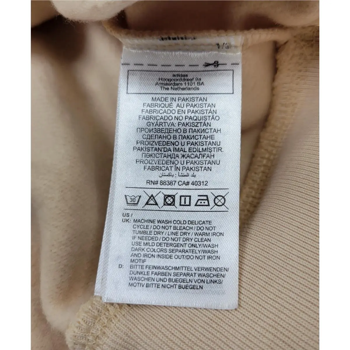 Adidas clothing - Beige Black Gray White 13