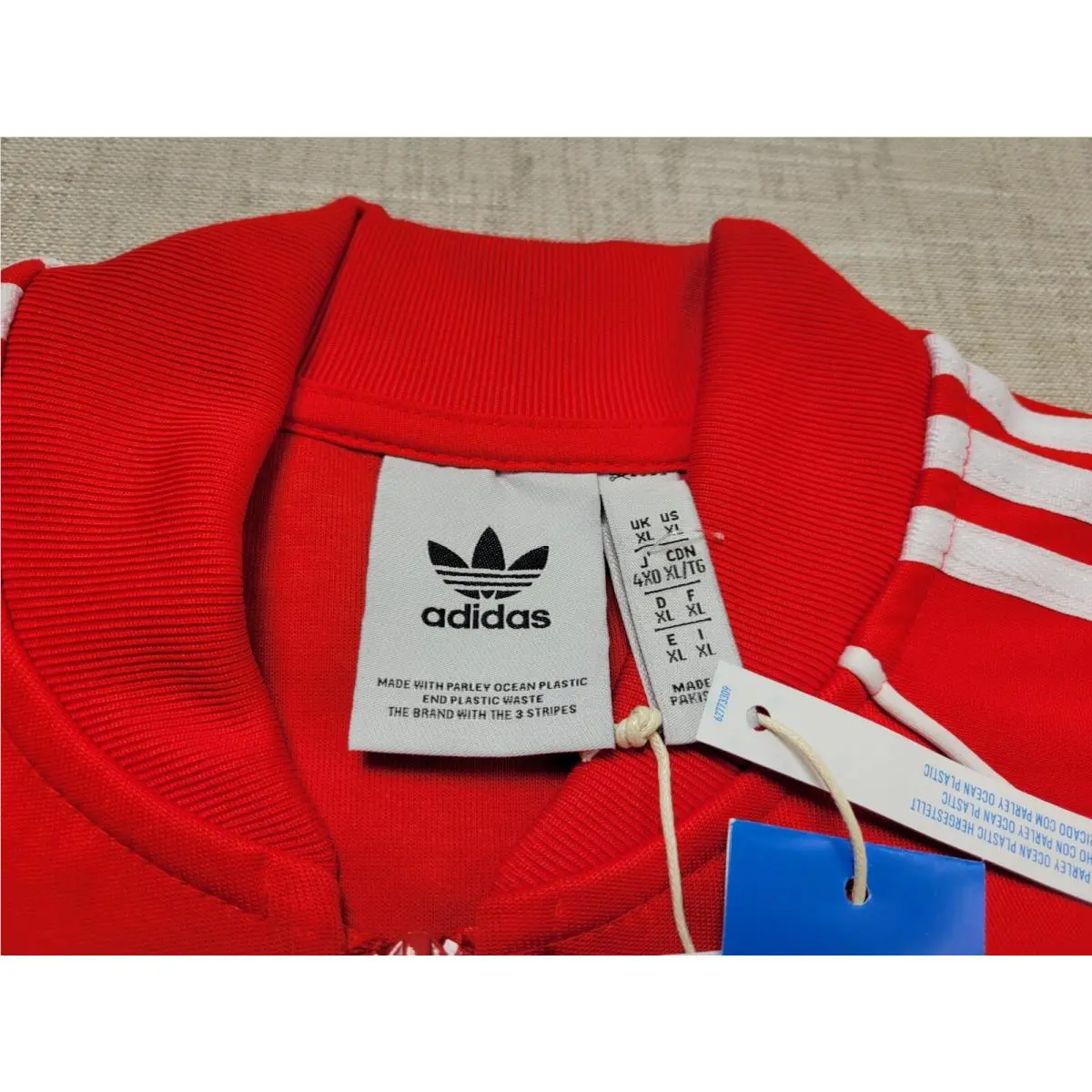 Adidas clothing - Adidas Superstar Track Jacket - Superstar Track Jacket - HF2124 - Red White 9