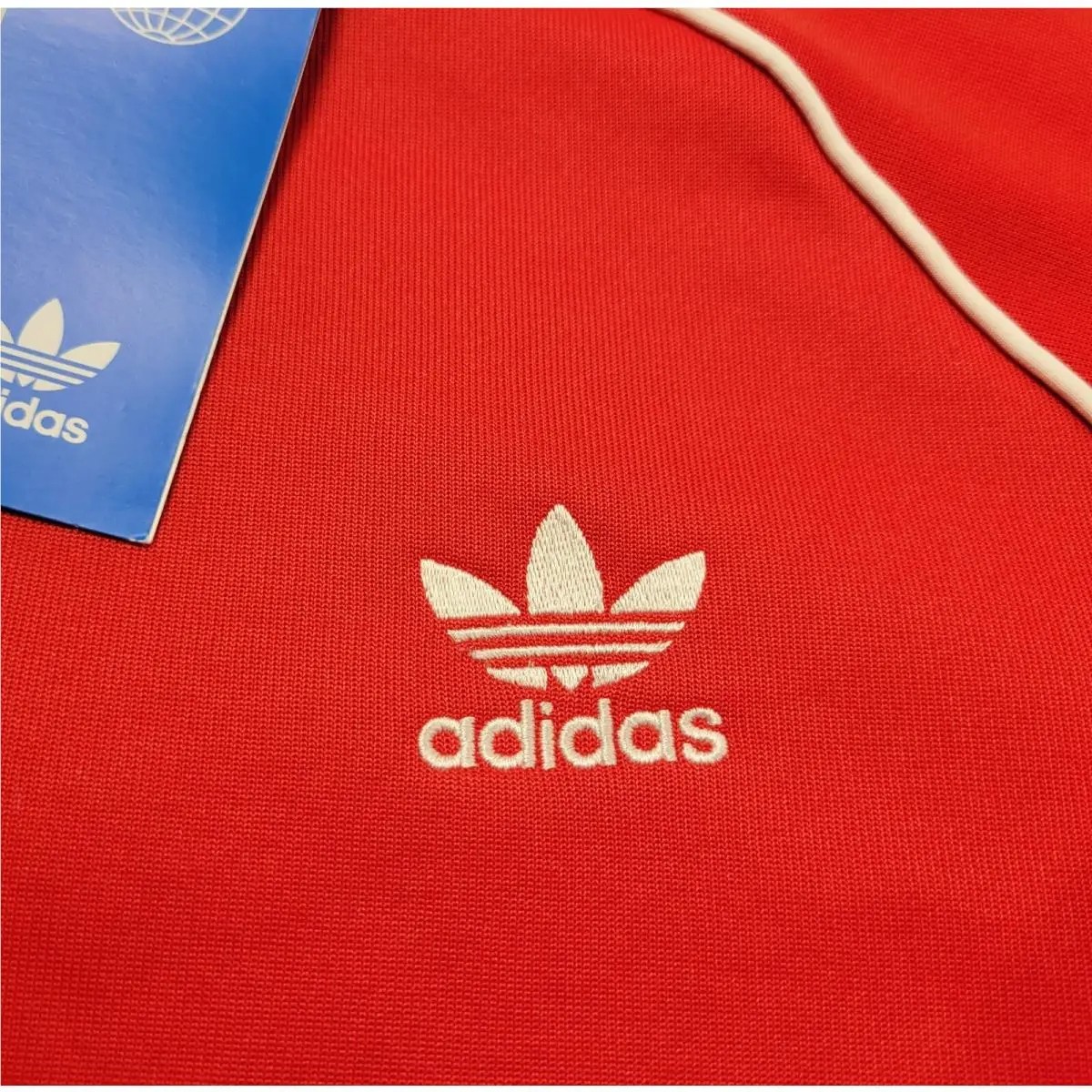 Adidas clothing - Adidas Superstar Track Jacket - Superstar Track Jacket - HF2124 - Red White 2