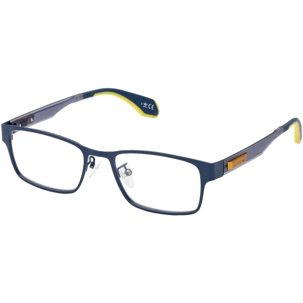 Adidas Originals Men`s Blue Rectangle Eyeglass Frames - OR5049 092 52
