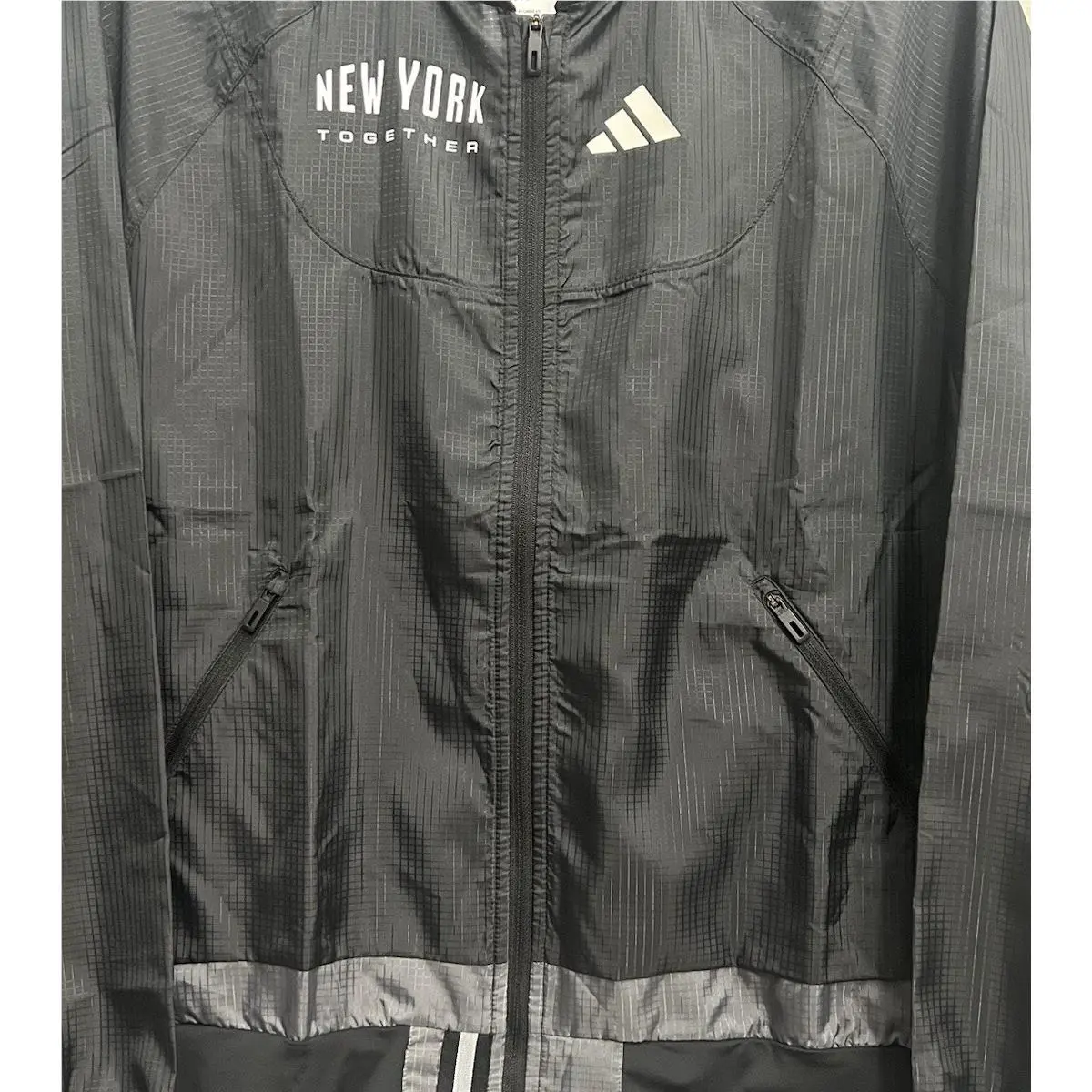 Adidas clothing - Adidas NYC New York City Running Jacket - IL2536 - Black (UPC: 196469942682) 2