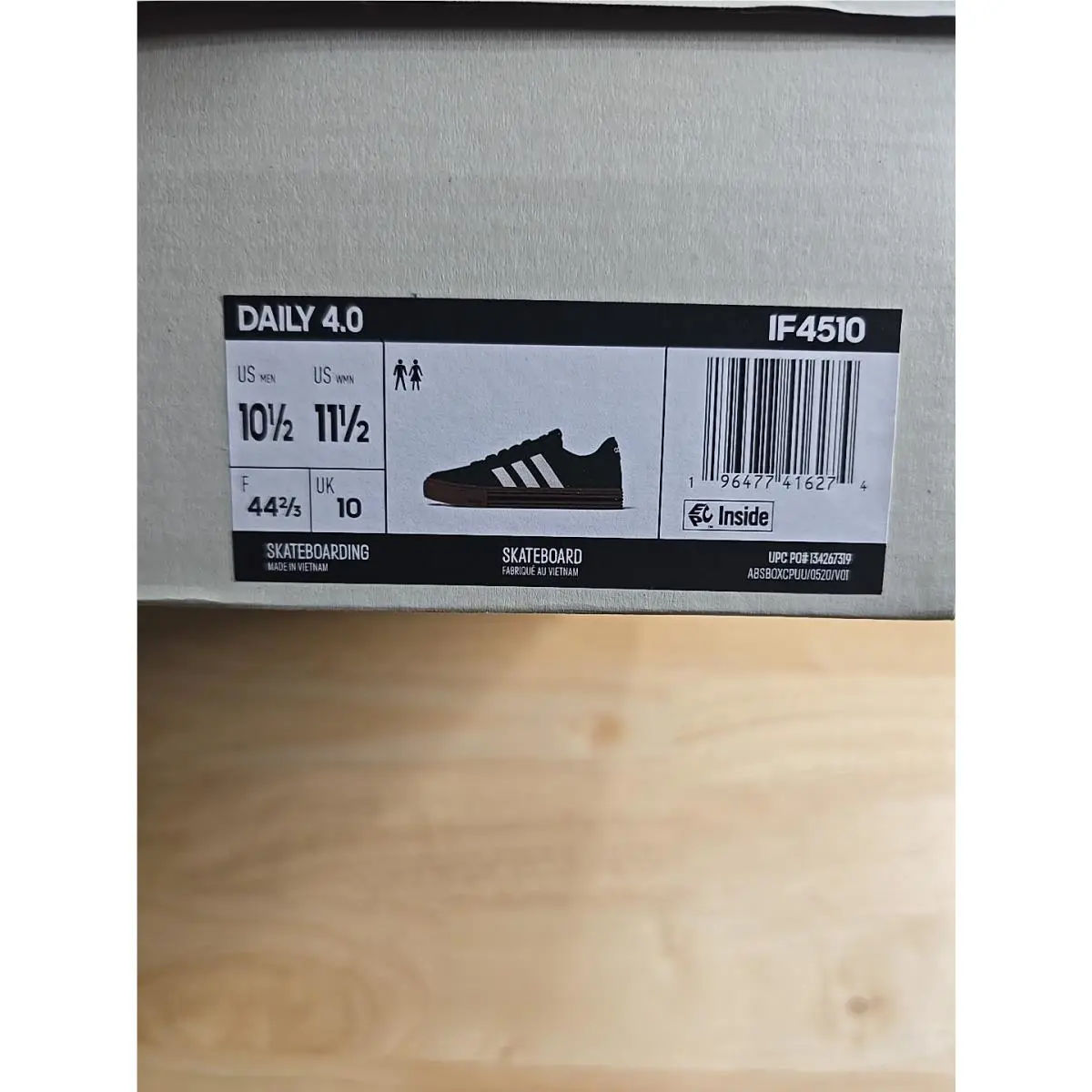 Adidas shoes - adidas daily 4.0 - daily - if4510 - Green, Manufacturer: Collegiate Green/Cloud White/Gum (UPC: 196477416274) 4