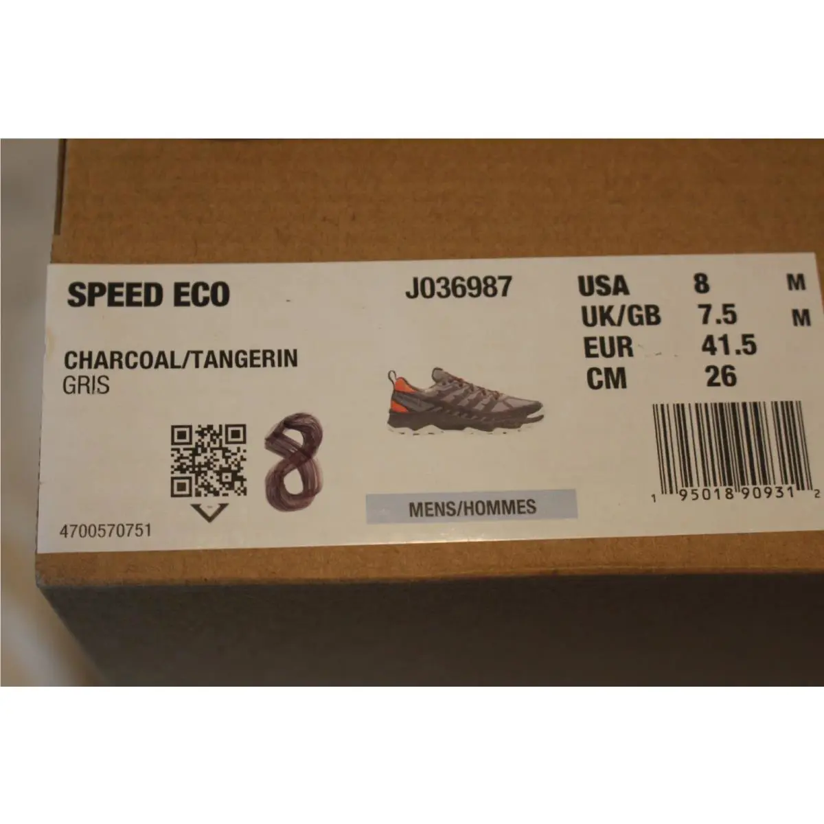 Merrell shoes - J036987 - J036987 - Gray 5