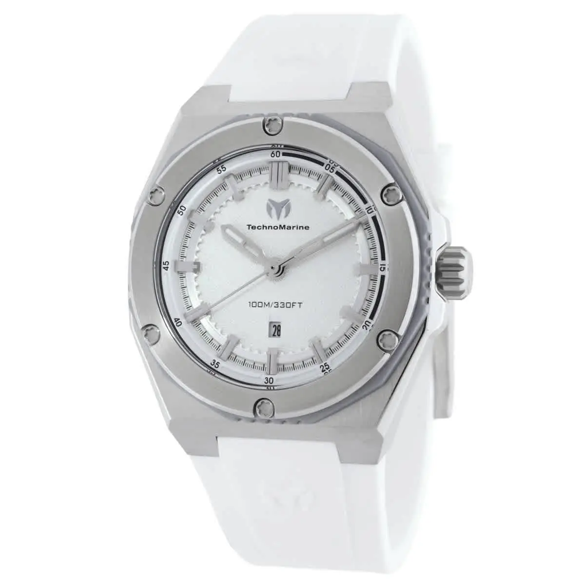 Technomarine Coral Quartz Silver Dial Men`s Watch TM-416049 by TechnoMarine