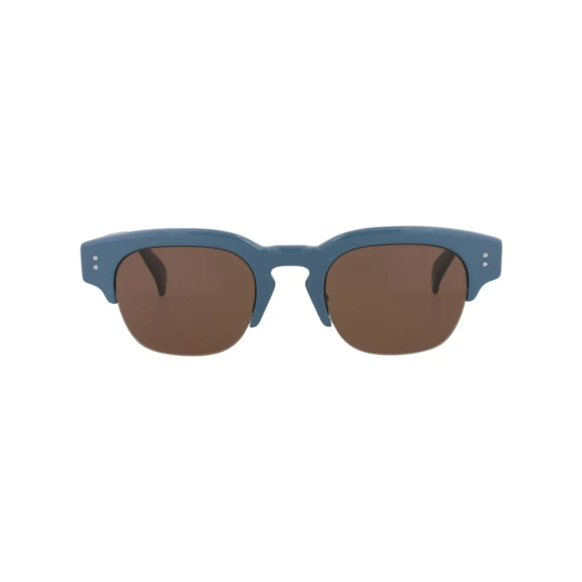 Mens Round/oval Blue Blue Brown Fashion Designer Eyewear by Kenzo