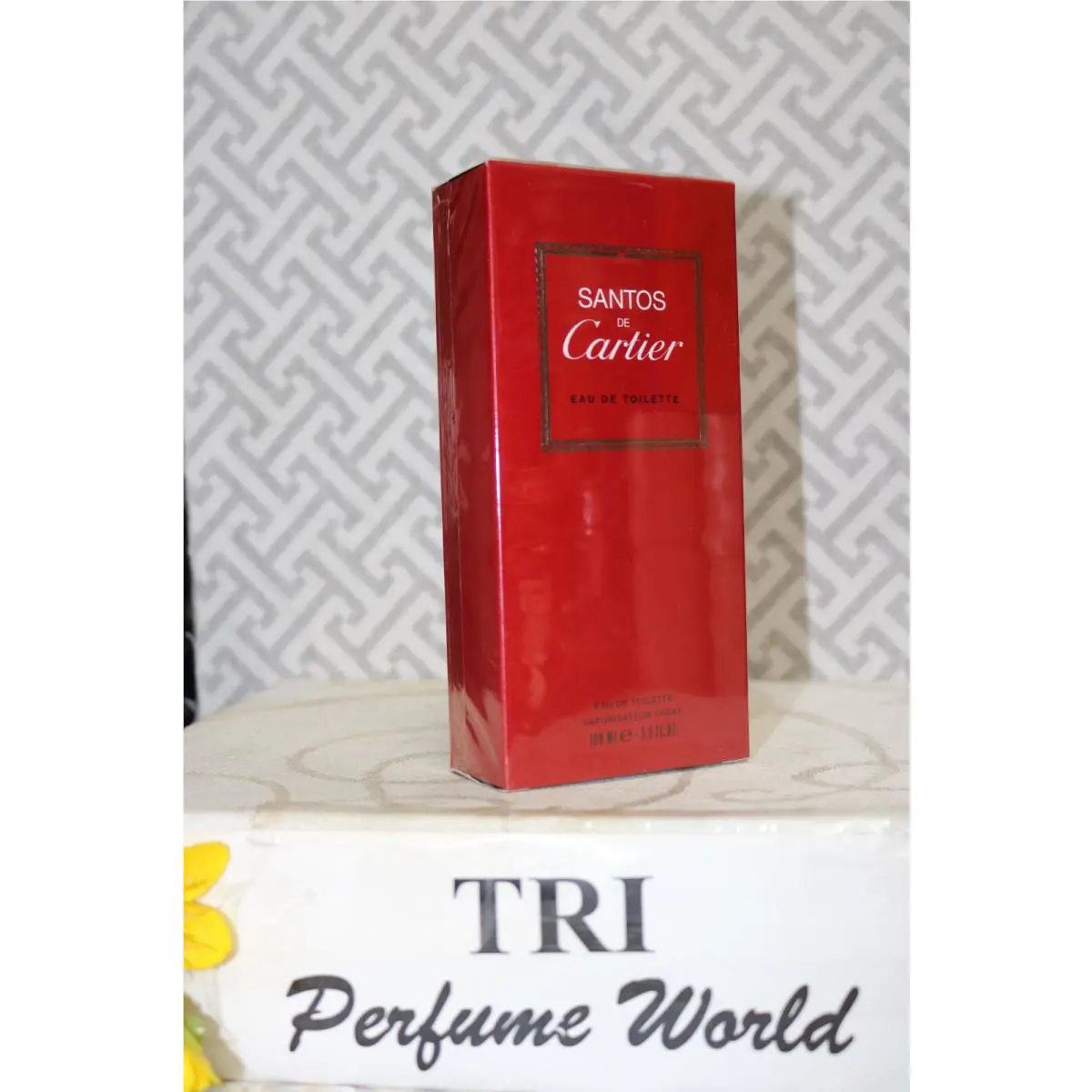 Santos de Cartier Eau de Toilette Men Spray 3.3 Fl. oz