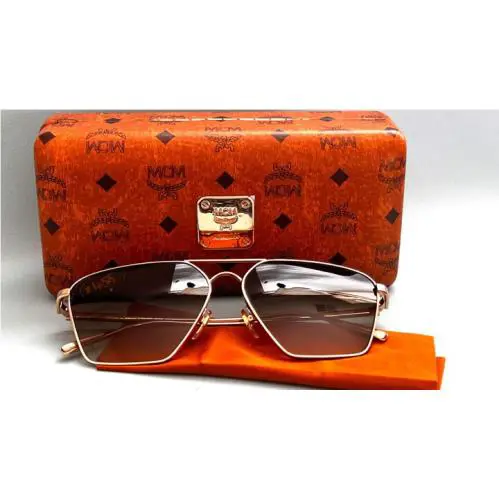 Mcm 130S 739 Aviator Metal Gold Khaki Gradient Sunglasses 9