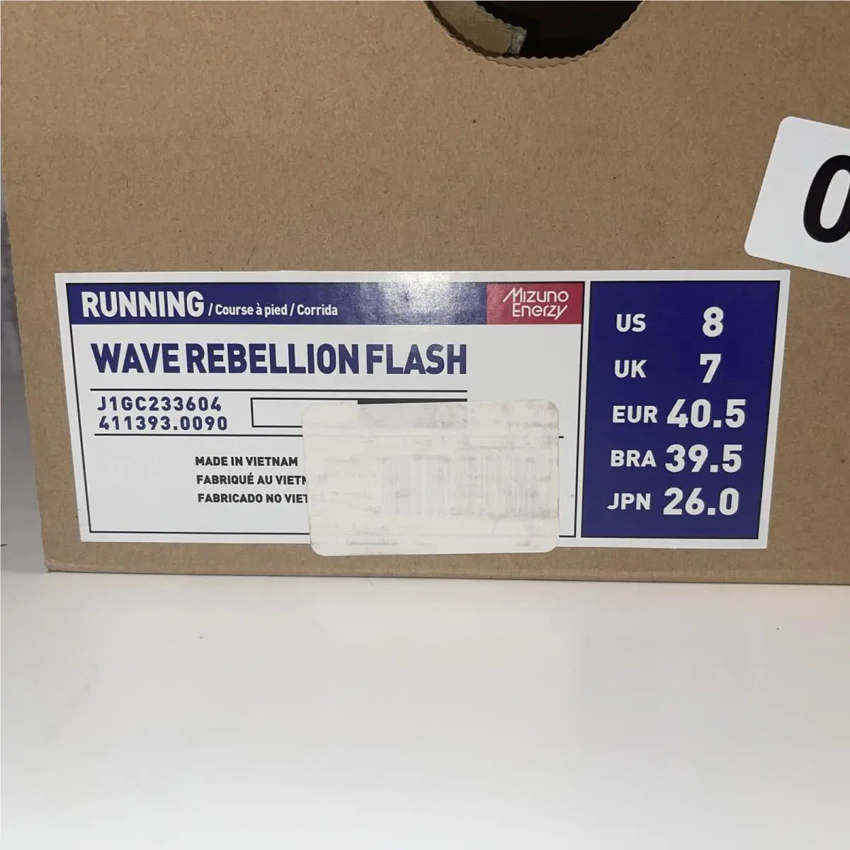 Mizuno shoes - Mizuno Wave Rebellion Flash - Wave Rebellion Flash - J1GC2336 04 - Black White 0