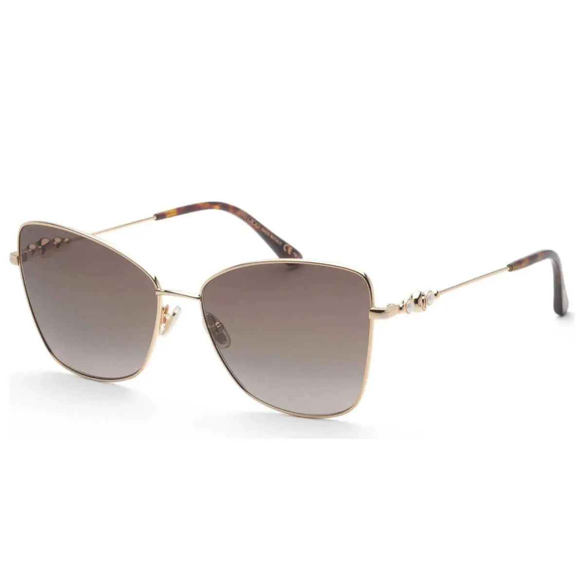 Jimmy Choo Teso/s 0000HA Gold Brown Gradient Sunglasses