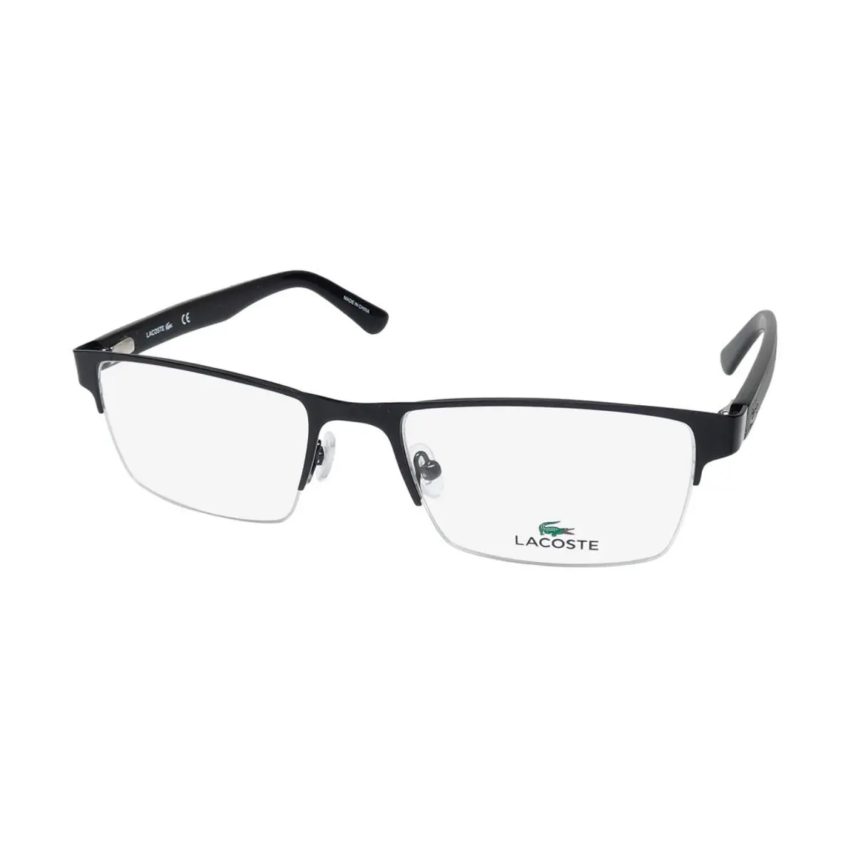 Lacoste L2237 Eyewear Vietnam Black Metal Plastic Half-rim 002 Rectangular
