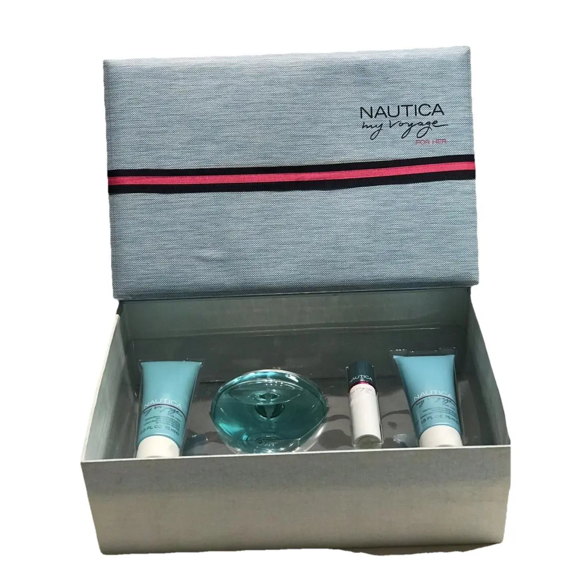 Nautica My Voyage 4 Pc Gift Set 3.4 oz Edp Spray For Women – See Description