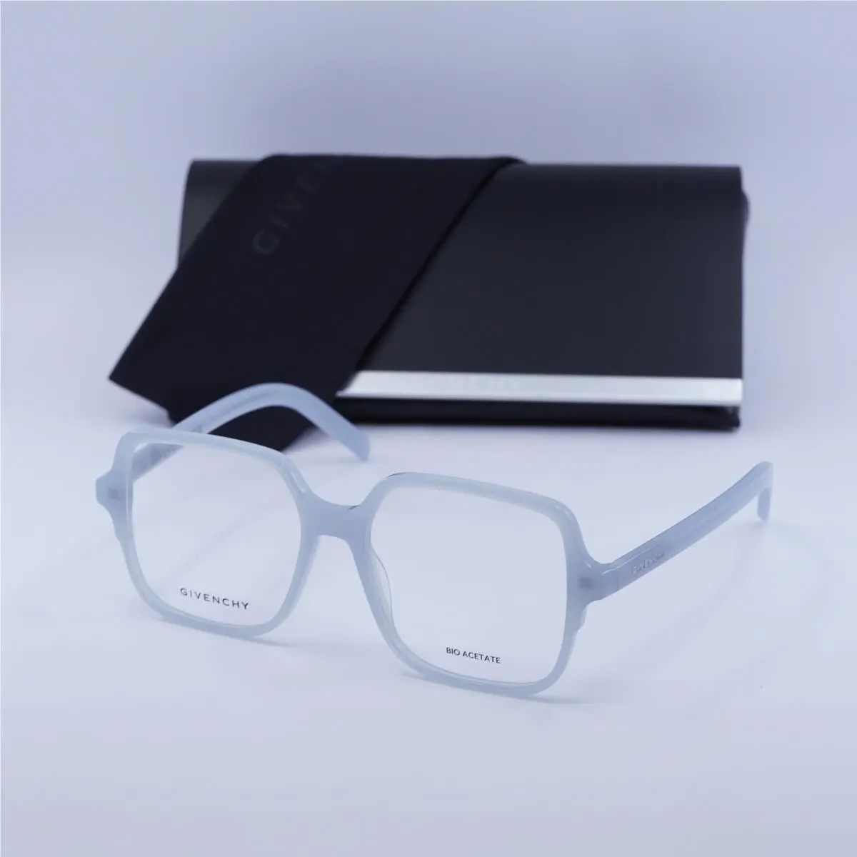 GV50044I 084 Shiny Blue 53mm Eyeglasses by Givenchy
