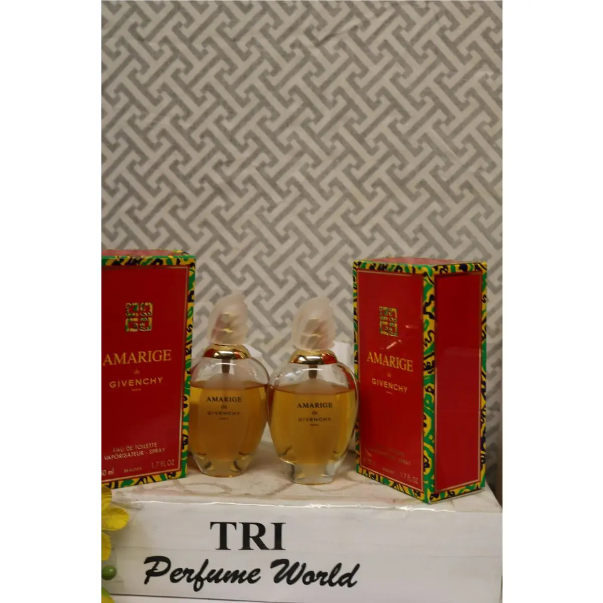 Amarige de Givenchy Eau de Toilette Women Lot of 2 x Spray 1.7 Fl. Oz. Vintage