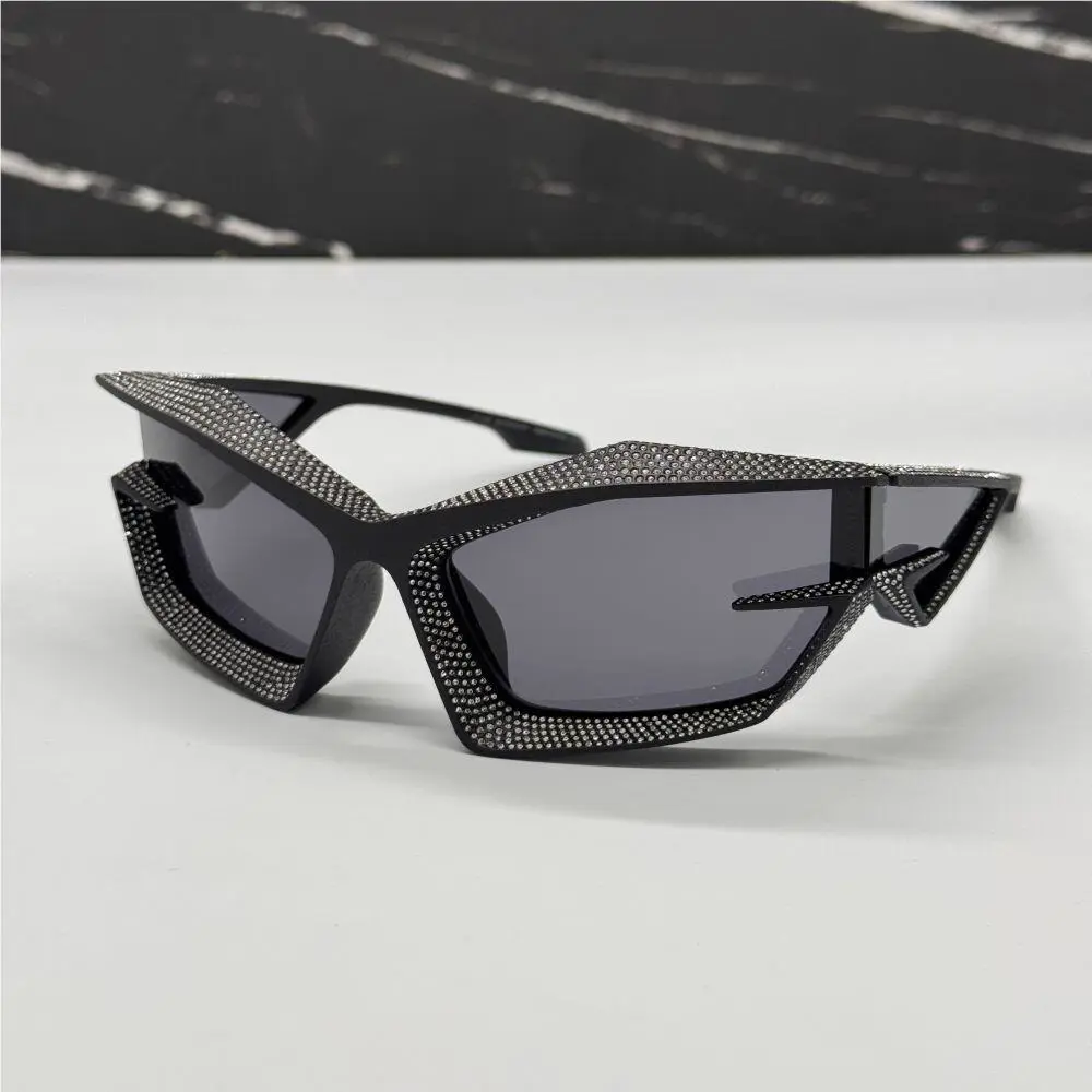 GV40082I 02A Givenchy Matte Black with Stones Women Givenchy Sunglasses