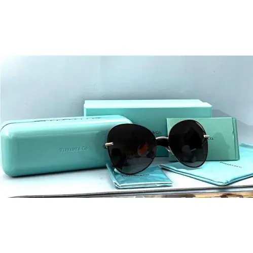 Tiffany Co TF3069 6146/3B Butterfly Havana Rimless Sunglasses 308