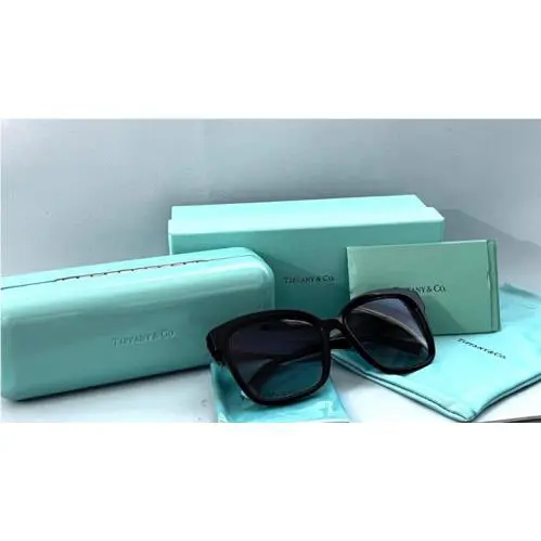 Tiffany Co Italy TF4182-F 8001/98 Square Black Sunglasses 312