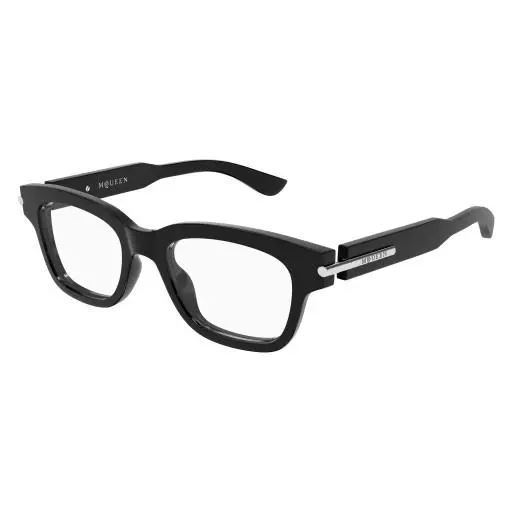 Alexander Mcqueen AM0497O Eyeglasses 005 Black by Alexander McQueen