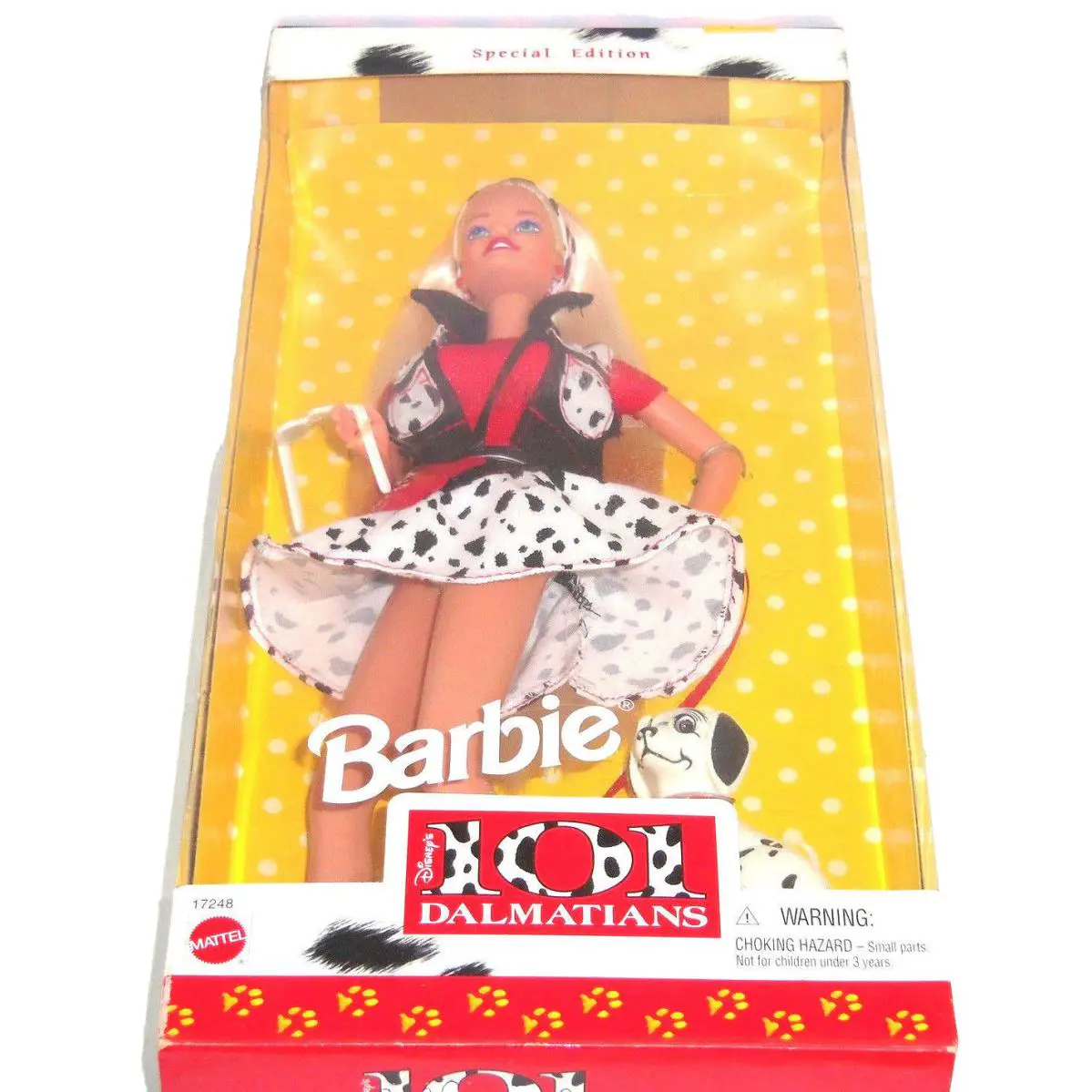 Disney 101 Dalmatians Barbie Doll 1997 Special Edition Nrfb 17248 Vintage