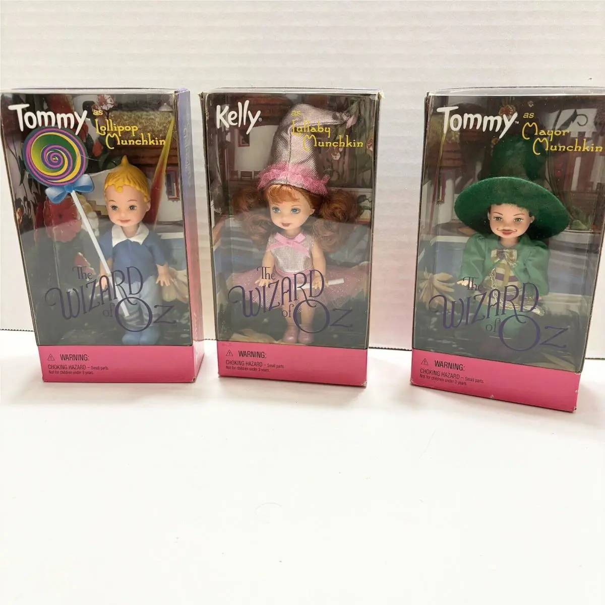 The Wizard Of Oz Munchkin Dolls Collectable 1999 Mattel Barbie Vintage