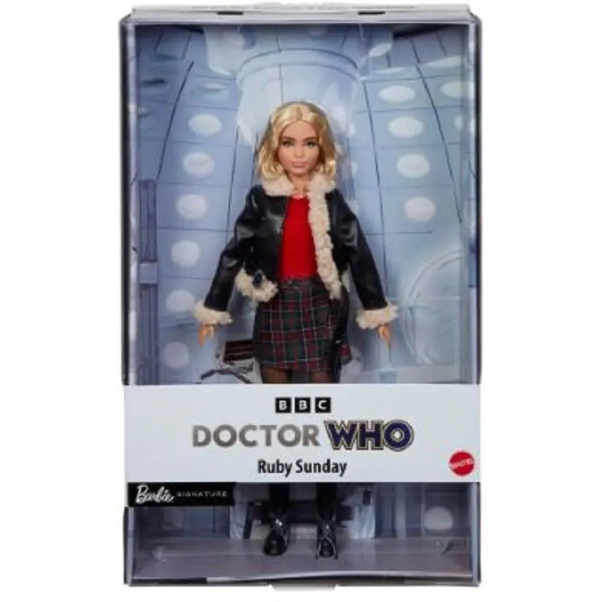 Barbie Signature Doctor Dr Who Ruby Sunday with Shipper IN Stock HRM78