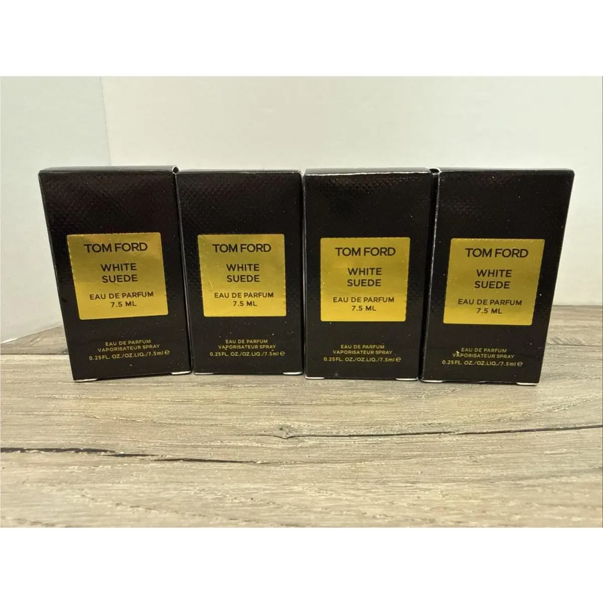 Lot Of 4  White Suede Mini Dabber 0.25oz / 7.5ml Edp by Tom Ford