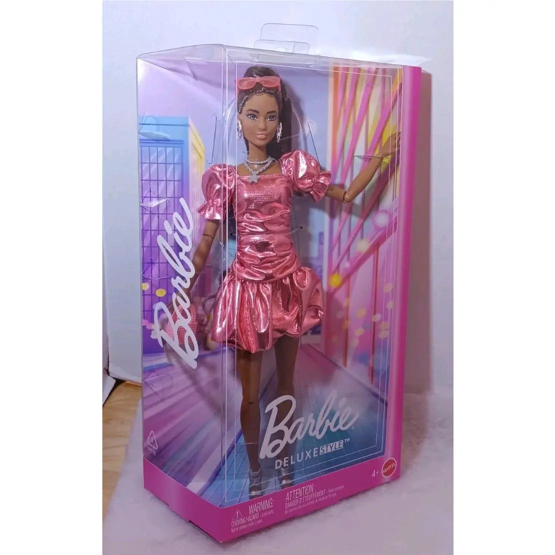 Mattel Barbie Signature Barbie Deluxe Style Wave 2 Metallic Glam Doll