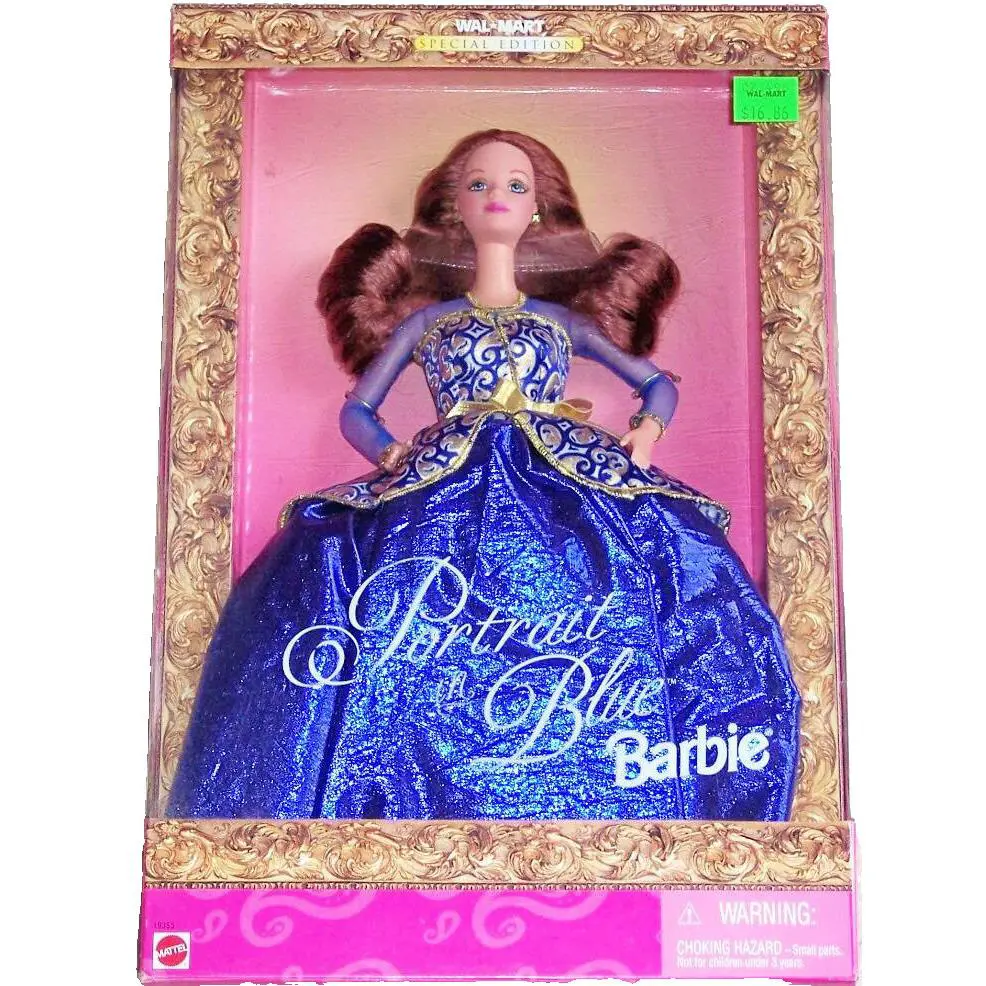 Walmart Portrait in Blue Barbie Doll 1997 Special Edition Nrfb Vintage