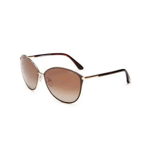 Tom Ford FT 0320 Penelope 28H Rose Gold Brown Polarized Sunglasses