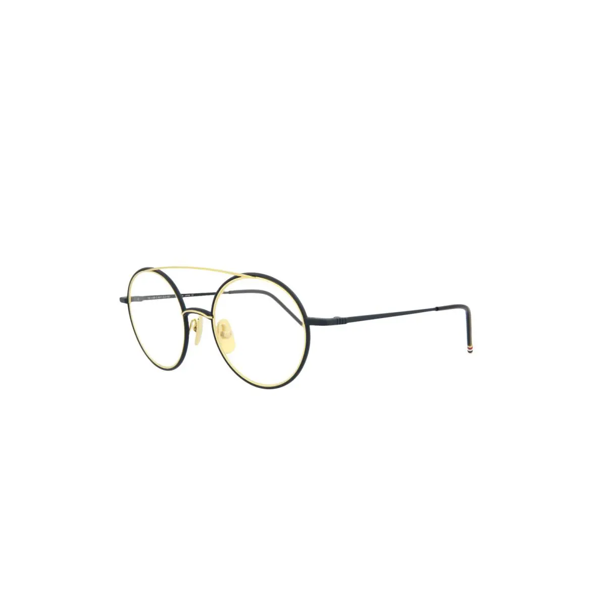 Thom Browne Unisex Novelty 50mm Matte Navy Gold Opticals TB108-CNVYGLD50