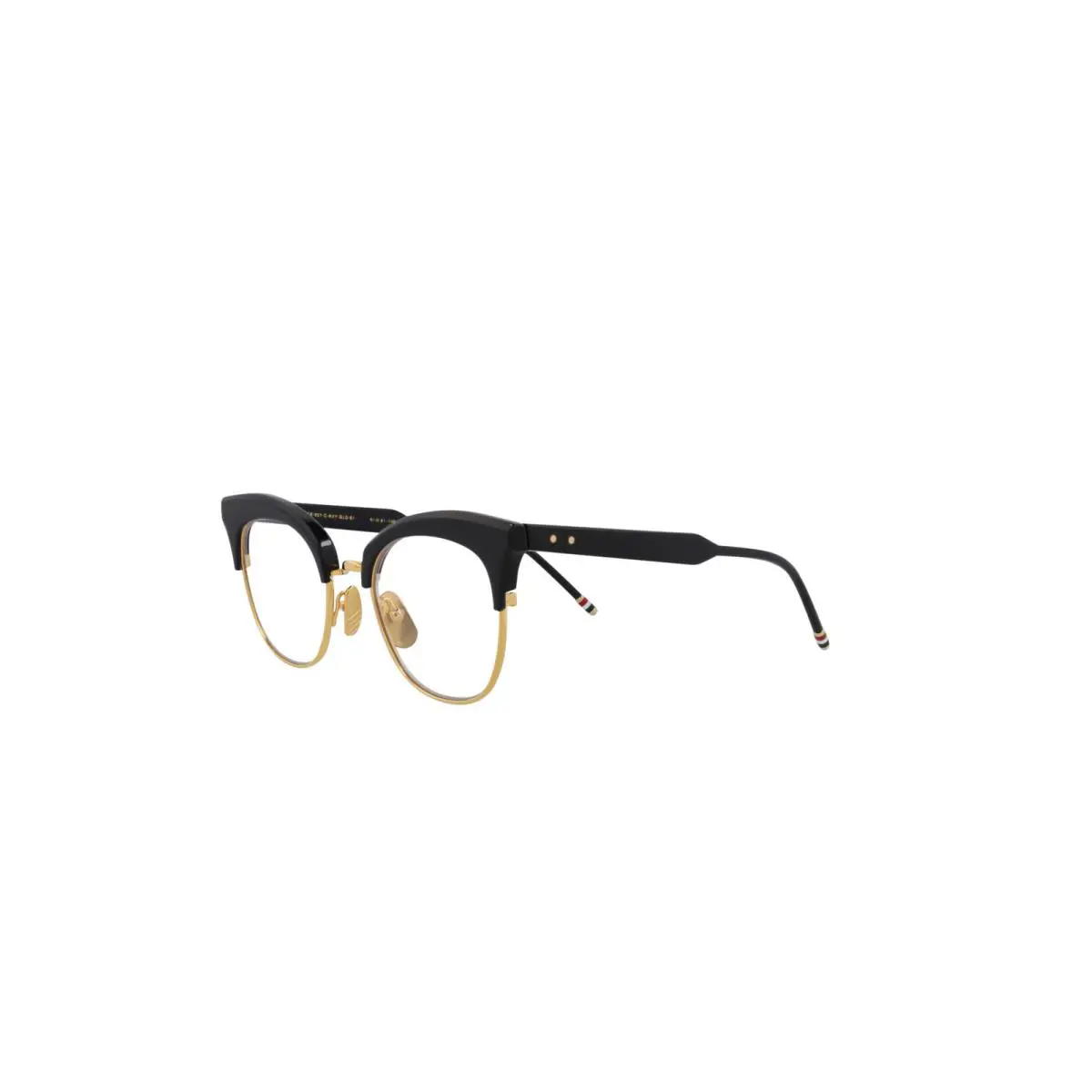 Unisex Novelty 51mm Navy Gold Opticals TB507-CNVYGLD51 by Thom Browne