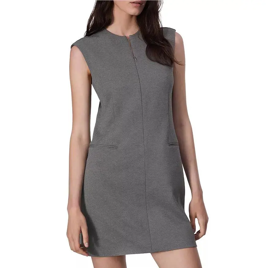 Rag Bone Grey Women`s Tina Ponte Shift Dress US 6