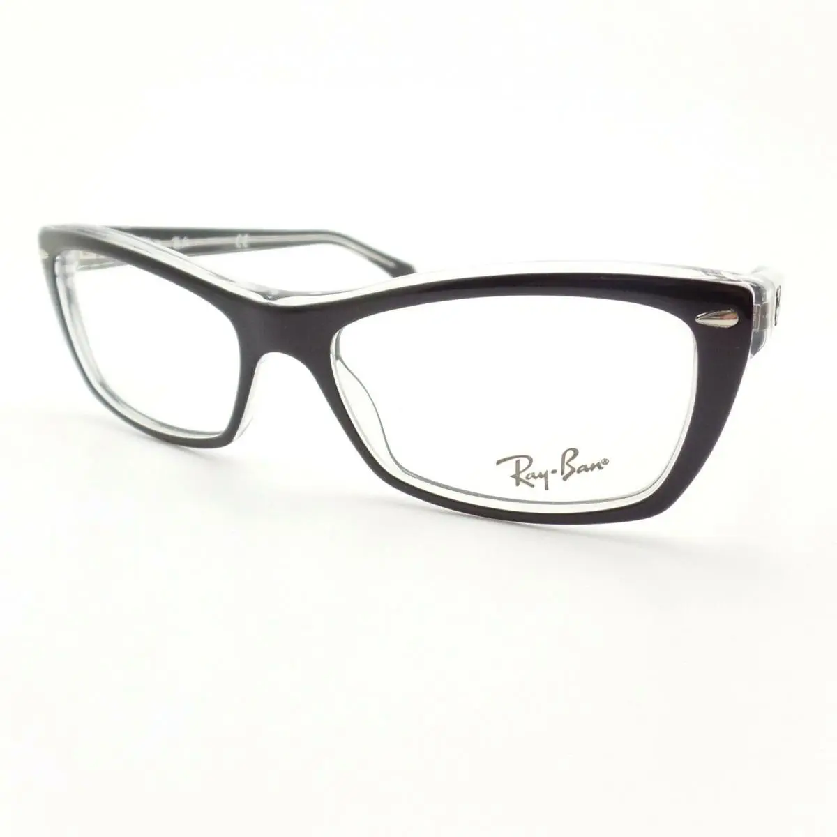 Ray Ban 5255 2034 Black Transparent 51mm Eyeglass Frames