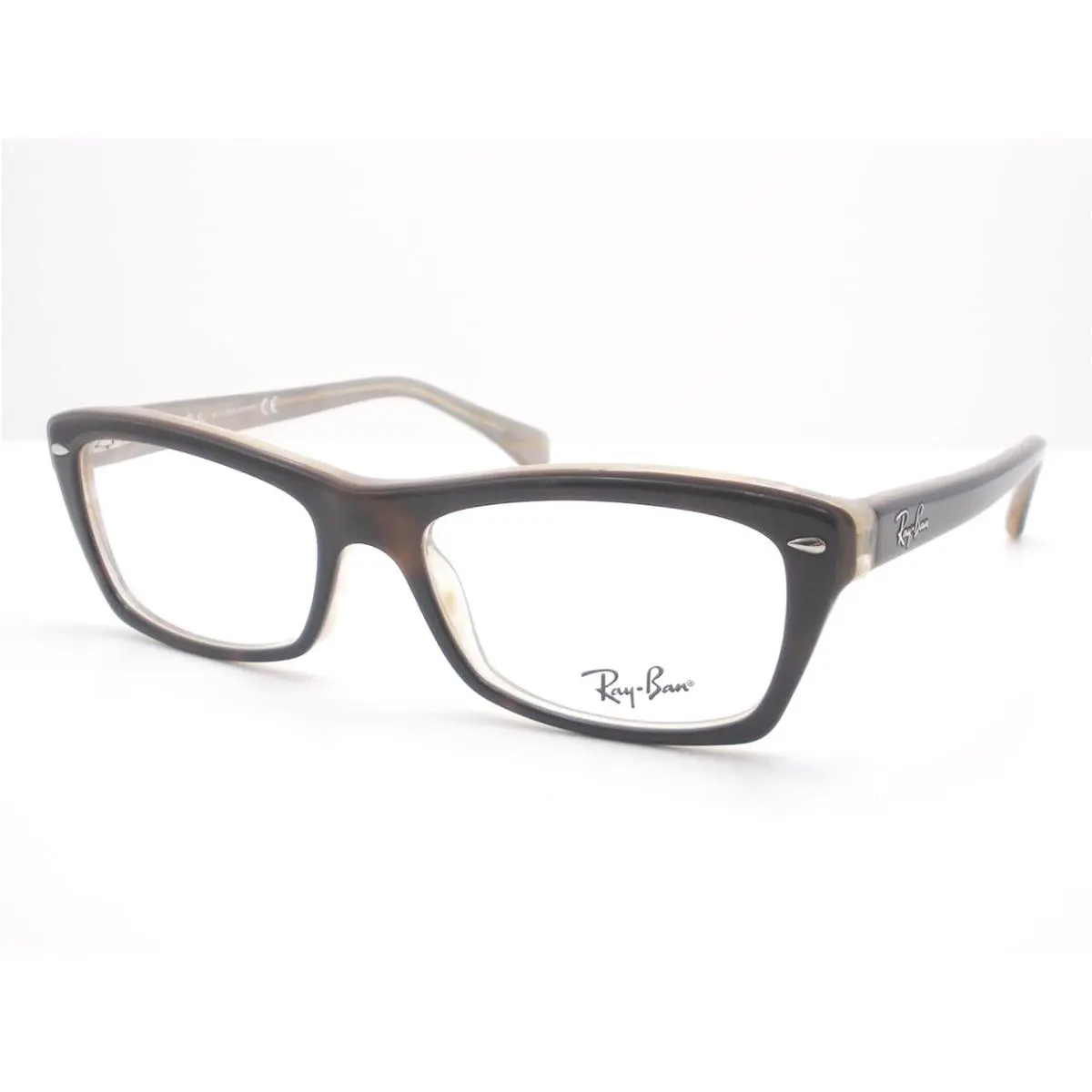 Ray Ban 5255 5075 Havana Beige Eyeglass Frame 53mm by Ray-Ban