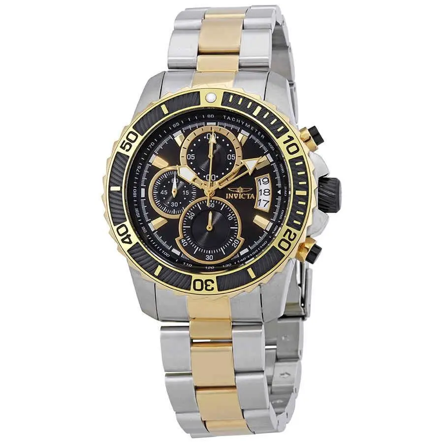 Invicta Pro Diver Chronograph Black Dial Men`s Watch 22418